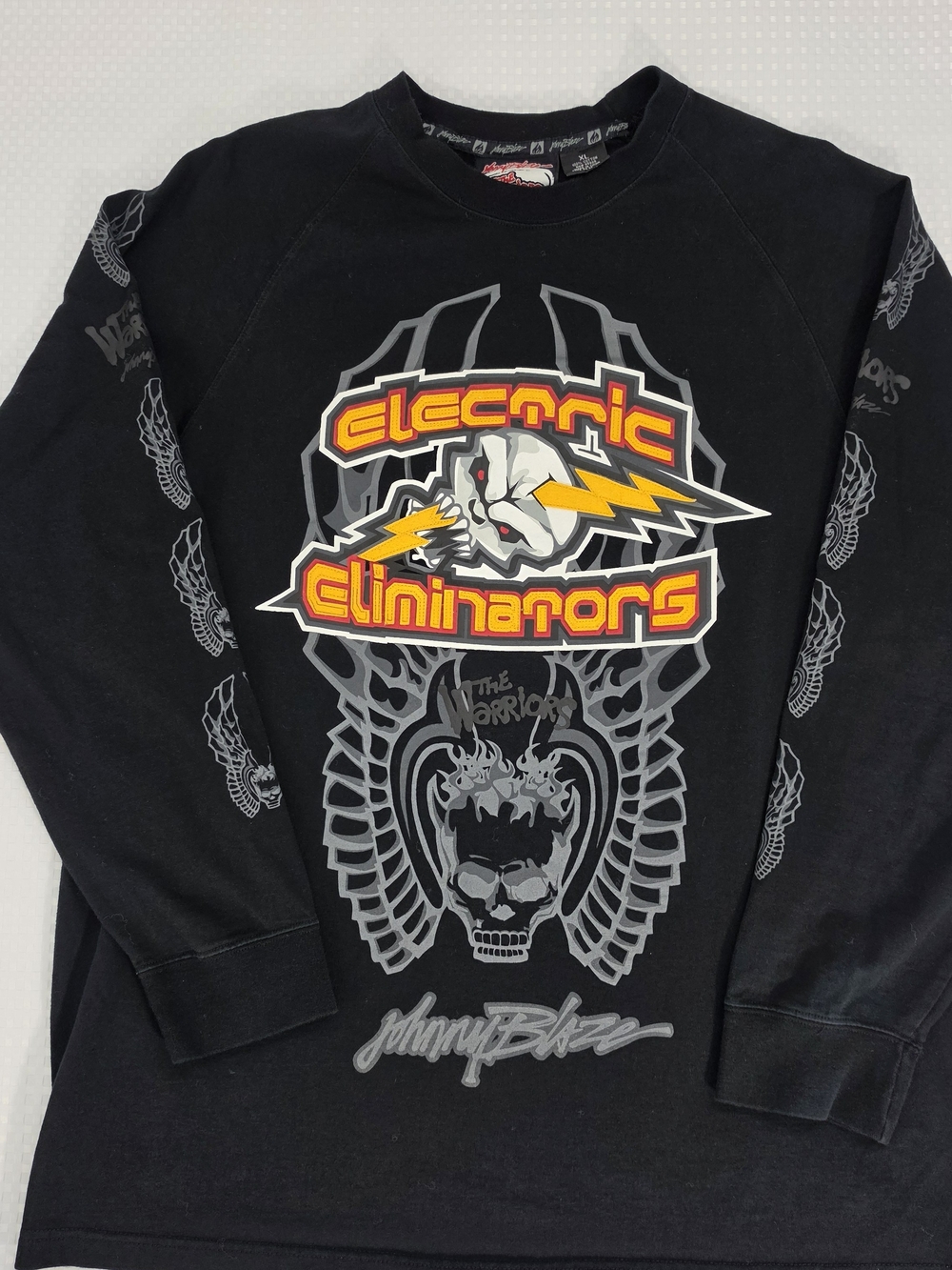 Y2K Johnny Blaze The Warriors Electric Eliminators Long Sleeve Black XL - MINT